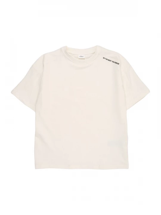 Foto van product s.Oliver Shirt zwart / wit