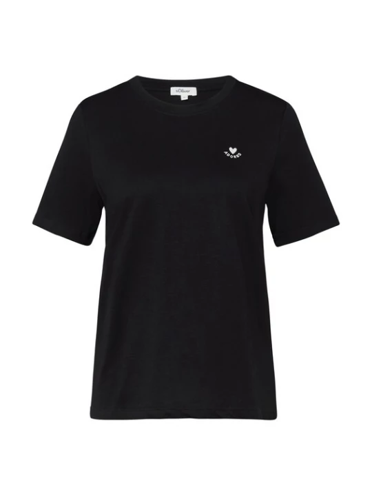 Foto van product s.Oliver Shirt zwart / wit