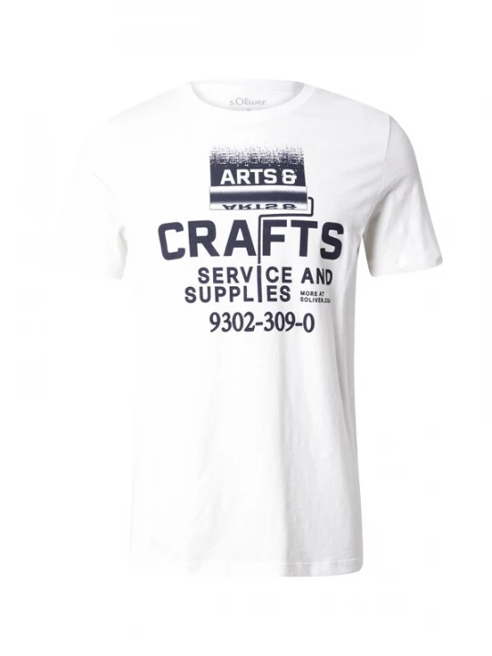 Foto van product s.Oliver Shirt zwart / wit
