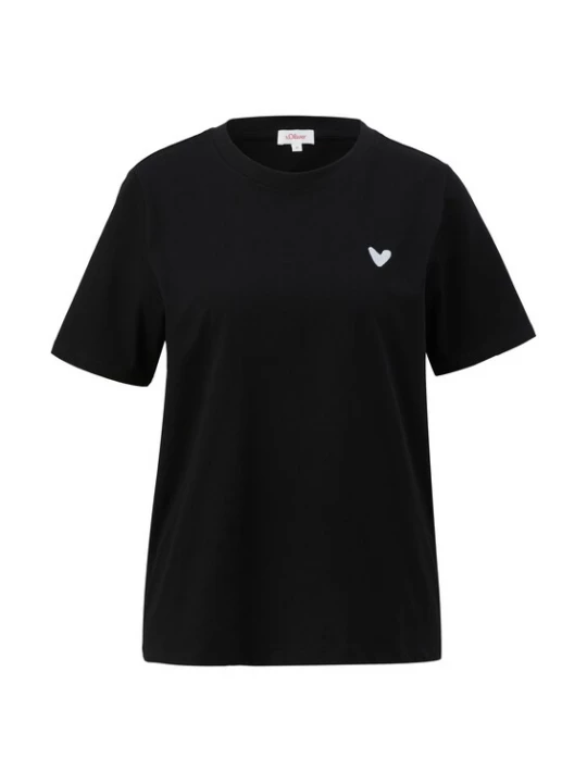 Foto van product s.Oliver Shirt zwart / wit