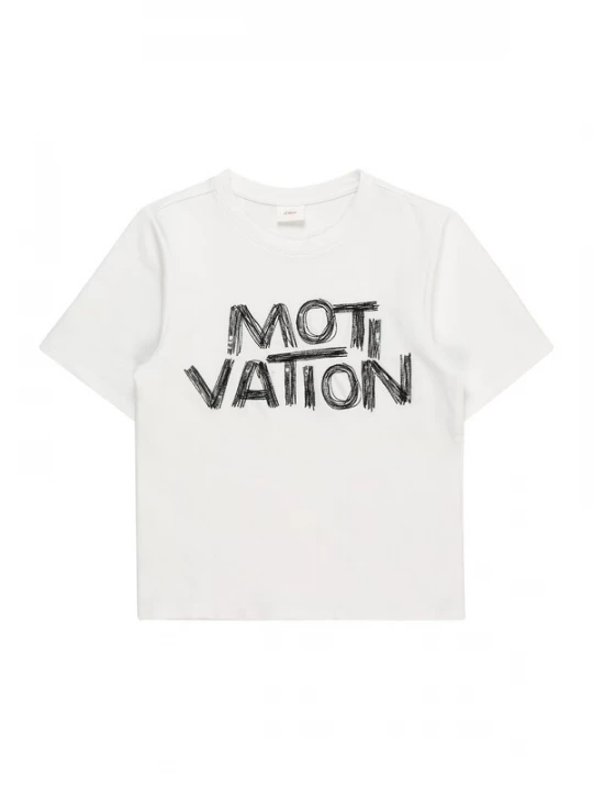 Foto van product s.Oliver Shirt zwart / zilver / wit