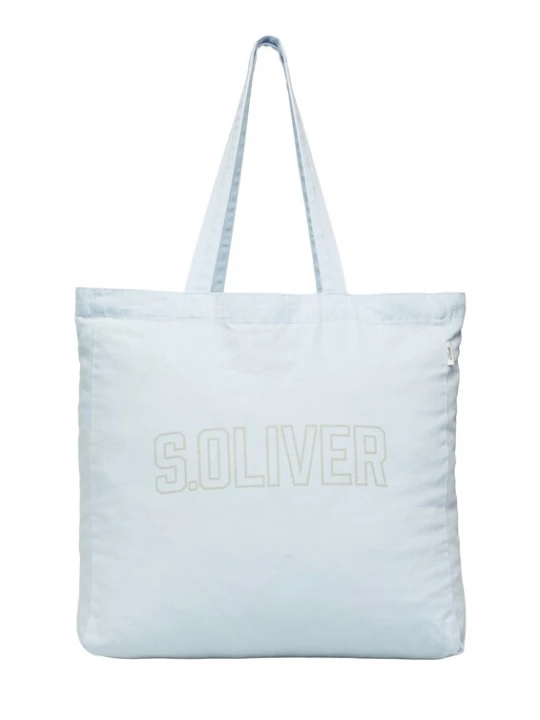 Foto van product s.Oliver Shopper beige / lichtblauw