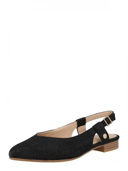 Foto van product s.Oliver Slingpumps zwart gemêleerd