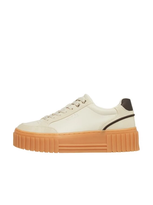 Foto van product s.Oliver Sneakers laag ecru / bruin