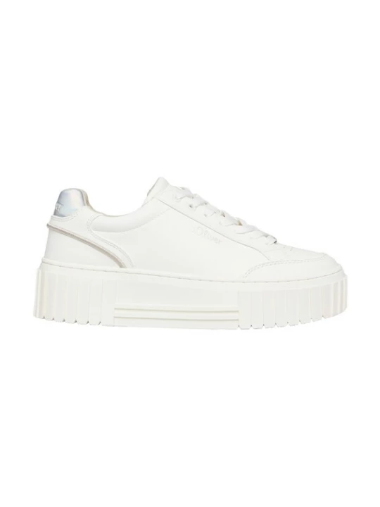 Foto van product s.Oliver Sneakers laag zilver / wit