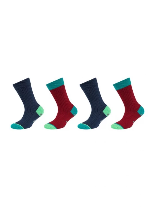Foto van product s.Oliver Sokken blauw / turquoise / jade groen / rood
