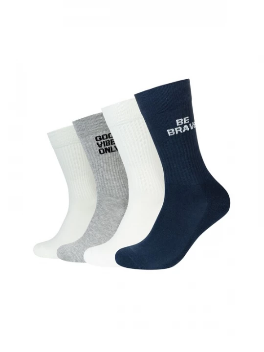 Foto van product s.Oliver Sokken donkerblauw / grijs gemêleerd / zwart / wit