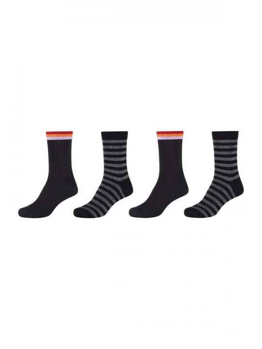 Foto van product s.Oliver Sokken grijs / oranje / rood / zwart