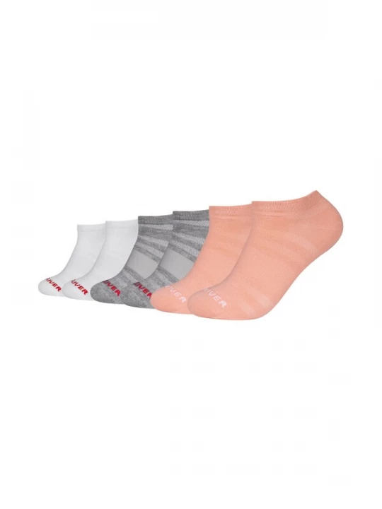 Foto van product s.Oliver Sokken grijs / zalm roze / wit