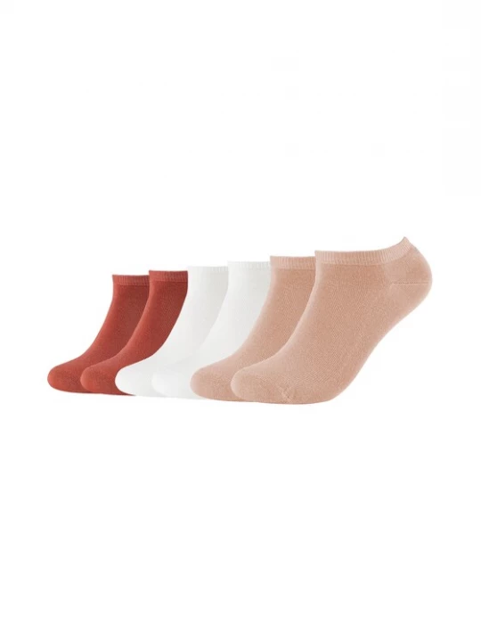 Foto van product s.Oliver Sokken 'Milano' lichtbeige / roestbruin / wit