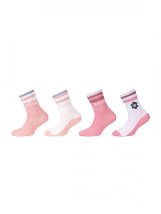 Foto van product s.Oliver Sokken pink / rosé / wit