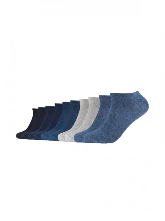 Foto van product s.Oliver Sokken 'Venezia' blauw gemêleerd / grijs gemêleerd