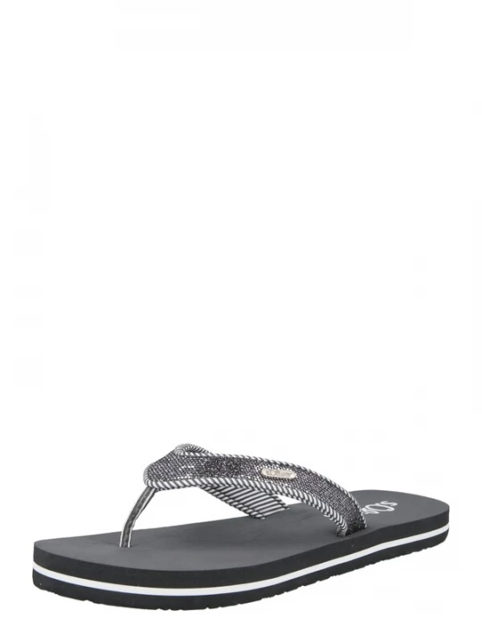 Foto van product s.Oliver Teenslipper donkergrijs / wit