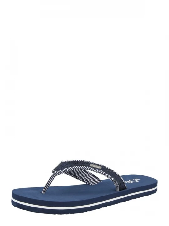 Foto van product s.Oliver Teenslipper navy / wit