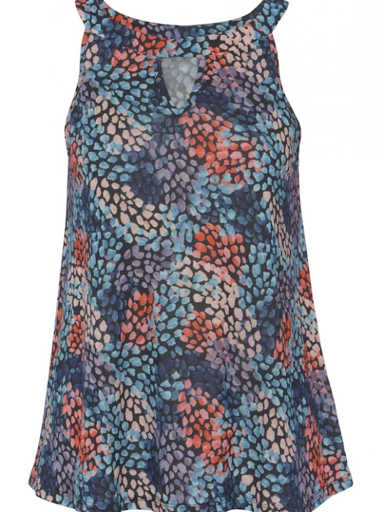 Foto van product s.Oliver Top azuur / donkerblauw / poederroze / rood