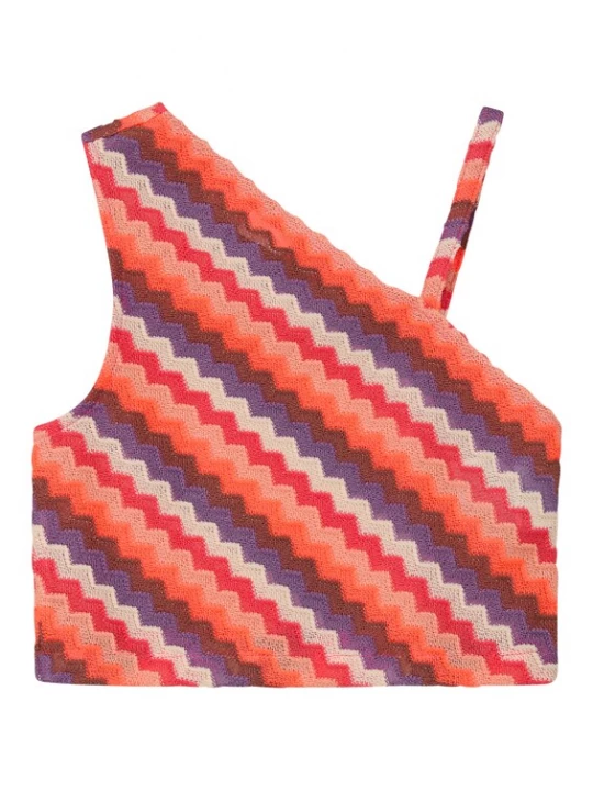 Foto van product s.Oliver Top crème / lila / kreeft / magenta
