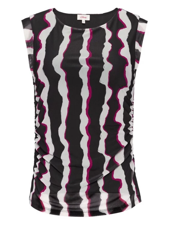 Foto van product s.Oliver Top crème / pink / zwart