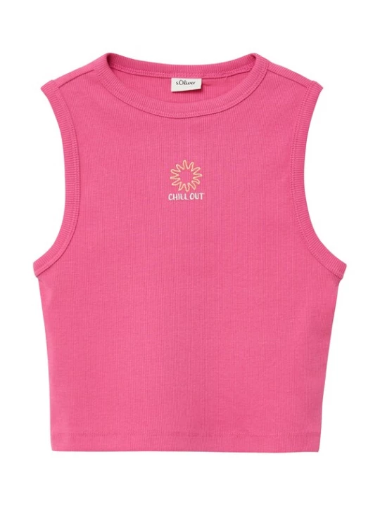 Foto van product s.Oliver Top geel / pink / wit