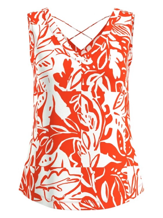 Foto van product s.Oliver Top kreeft / wit