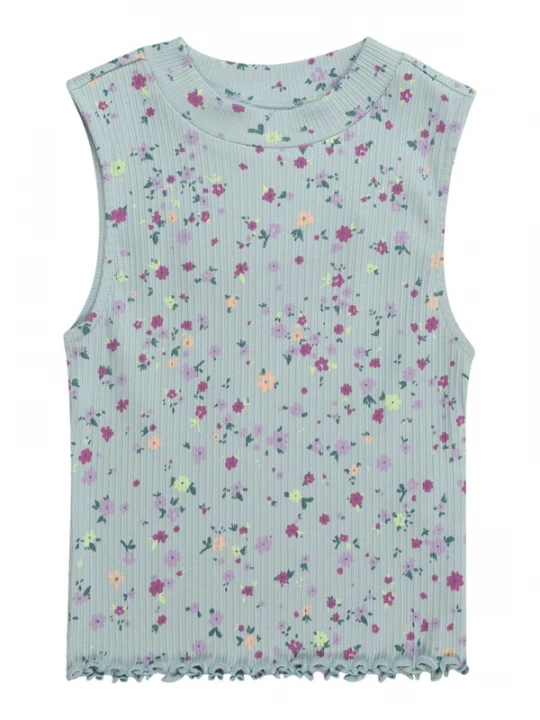 Foto van product s.Oliver Top lichtblauw / lila / lavendel / abrikoos