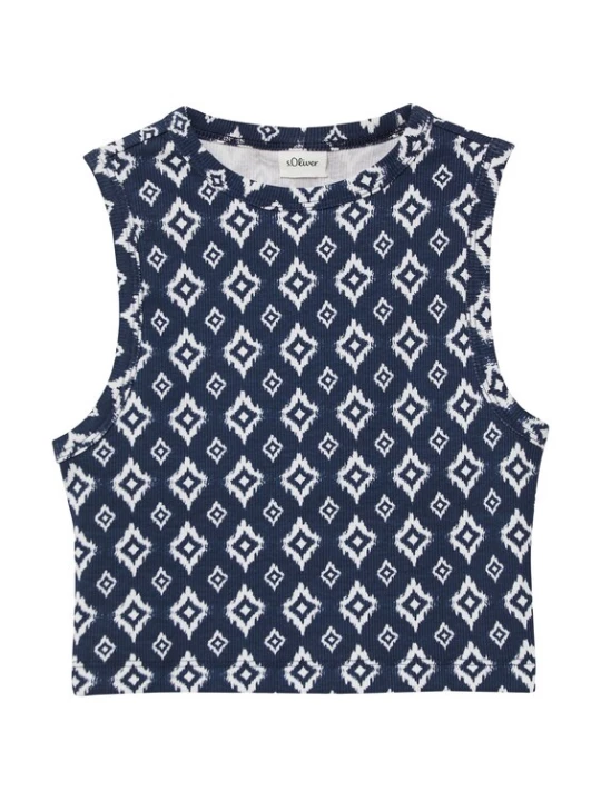 Foto van product s.Oliver Top navy / wit