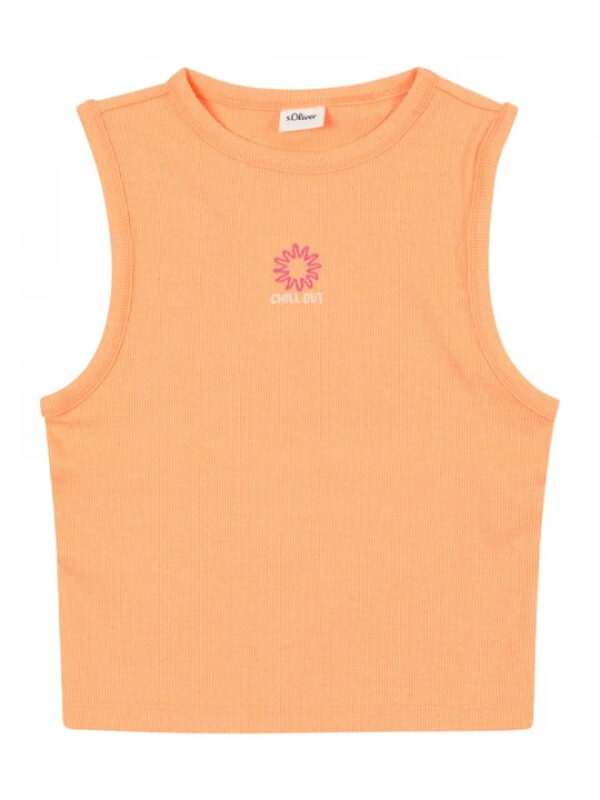 Foto van product s.Oliver Top oranje / pitaja roze / wit