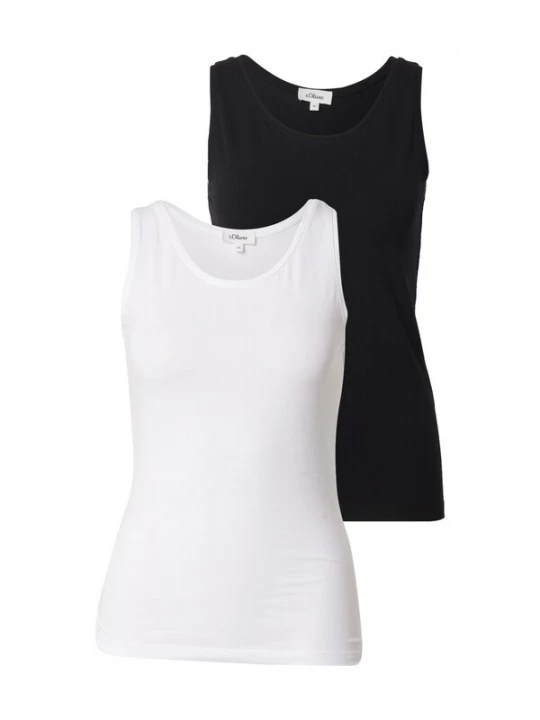 Foto van product s.Oliver Top zwart / wit