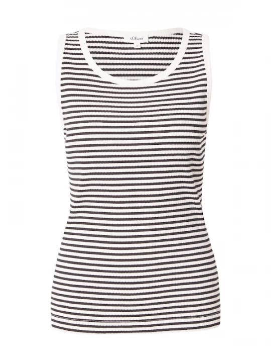 Foto van product s.Oliver Top zwart / wit