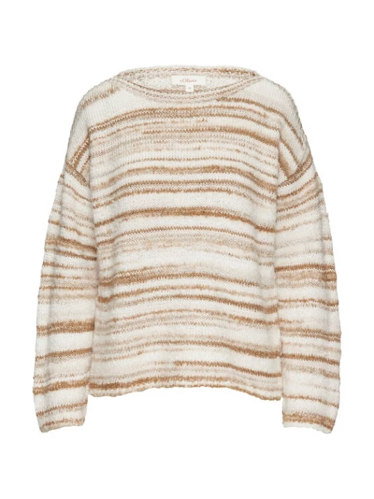 Foto van product s.Oliver Trui beige / bruin / wit