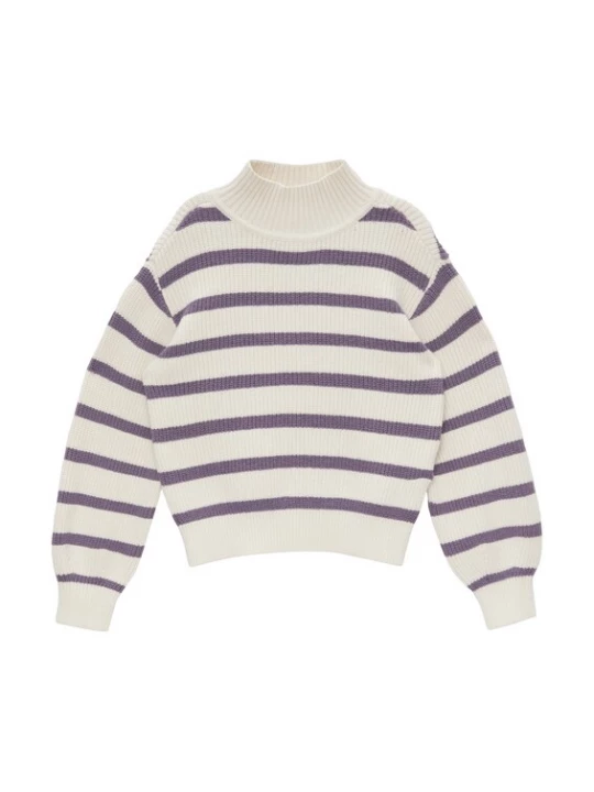 Foto van product s.Oliver Trui beige / donkerlila