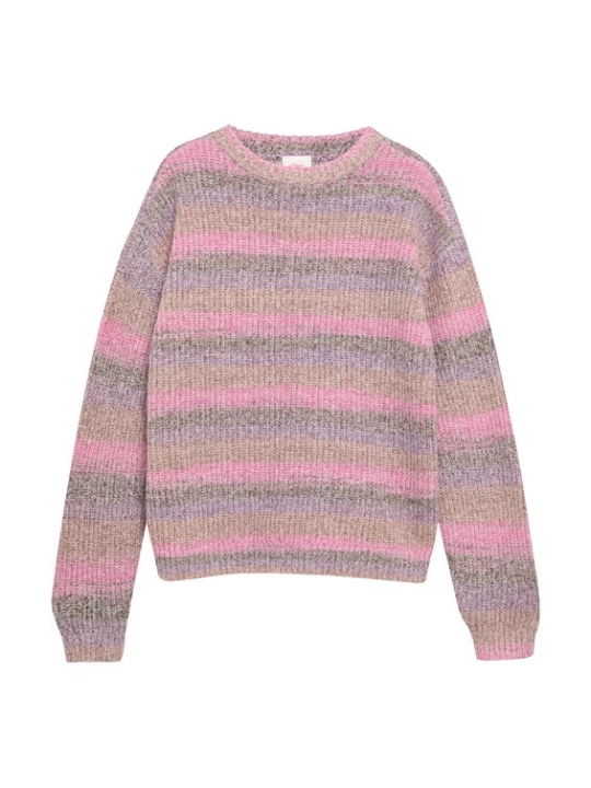 Foto van product s.Oliver Trui beige gemêleerd / bruin gemêleerd / lila / roze gemêleerd