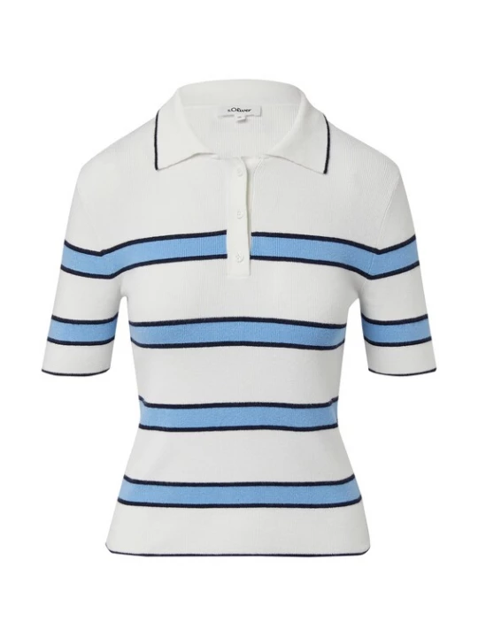 Foto van product s.Oliver Trui blauw / zwart / wit