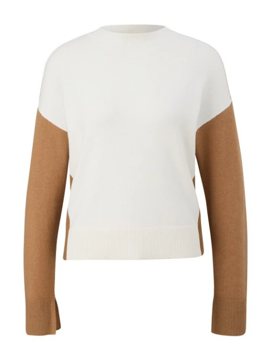 Foto van product s.Oliver Trui bruin / offwhite