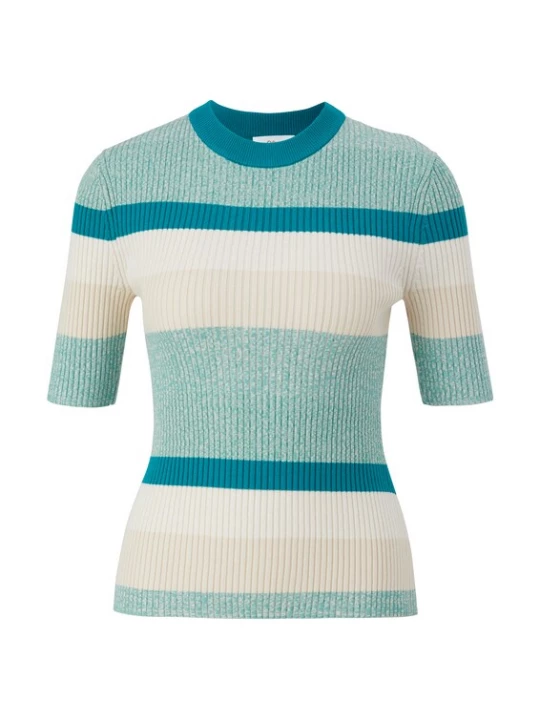 Foto van product s.Oliver Trui ecru / turquoise / petrol / wit