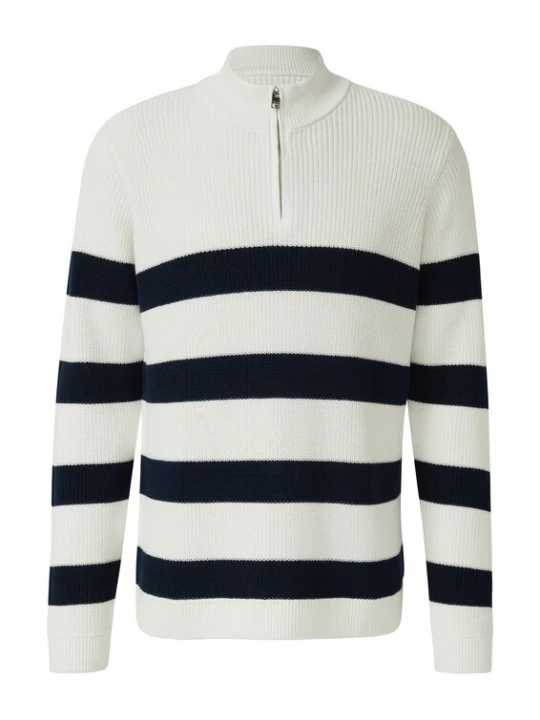 Foto van product s.Oliver Trui navy / wit