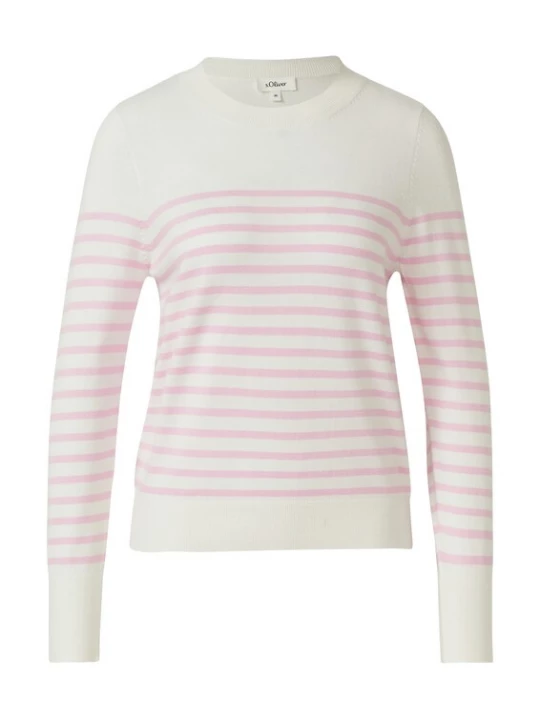 Foto van product s.Oliver Trui rosa / offwhite