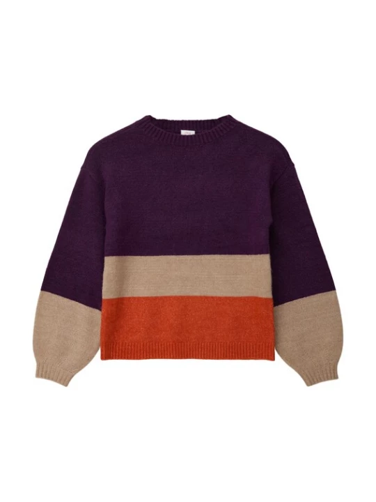 Foto van product s.Oliver Trui sand / oranje / purper