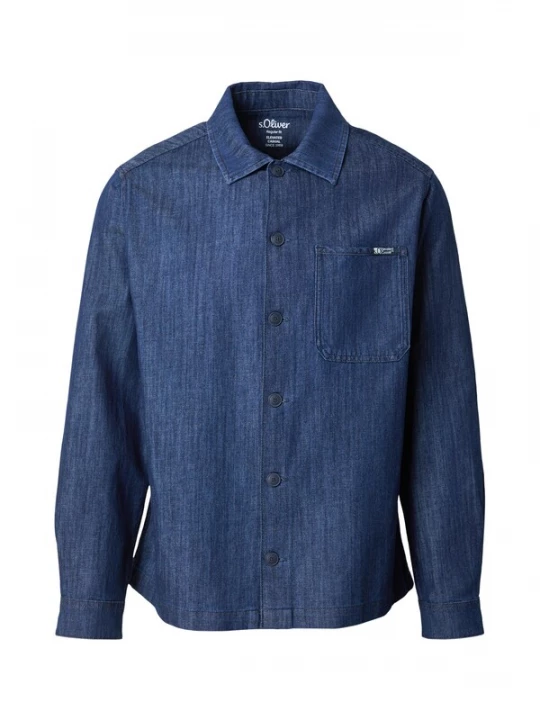 Foto van product s.Oliver Tussenjas blauw denim