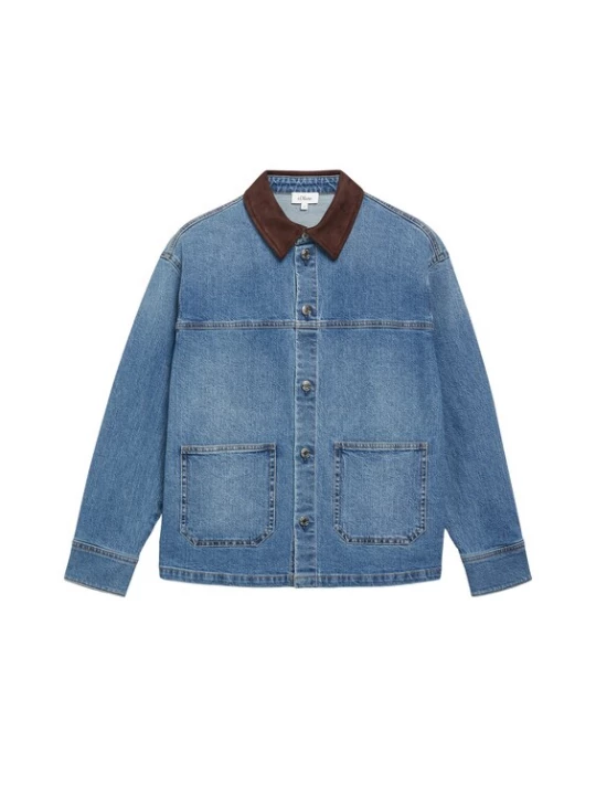Foto van product s.Oliver Tussenjas blauw denim / donkerblauw