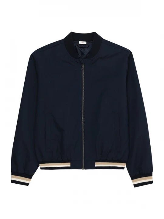 Foto van product s.Oliver Tussenjas sand / navy / wit
