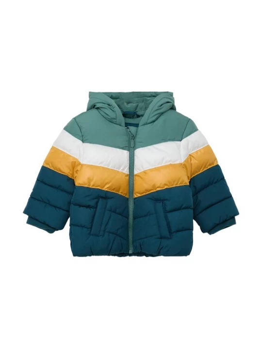 Foto van product s.Oliver Tussenjas turquoise / geel / wit