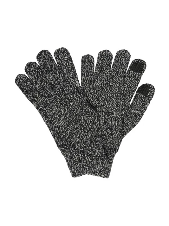 Foto van product s.Oliver Vingerhandschoenen grijs / zwart gemêleerd