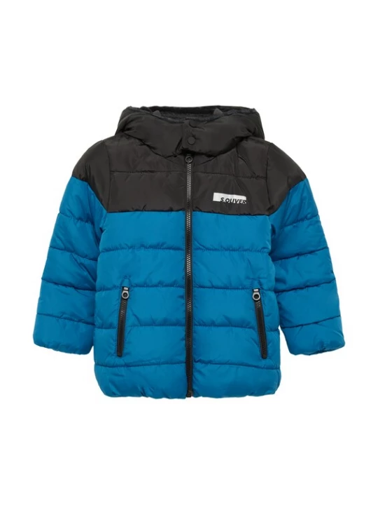 Foto van product s.Oliver Winterjas blauw / zwart / wit