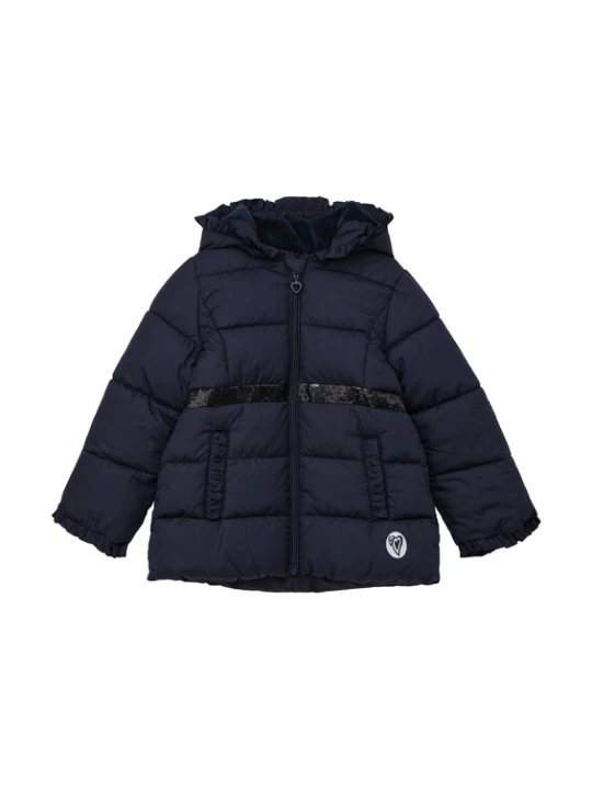 Foto van product s.Oliver Winterjas navy / wit