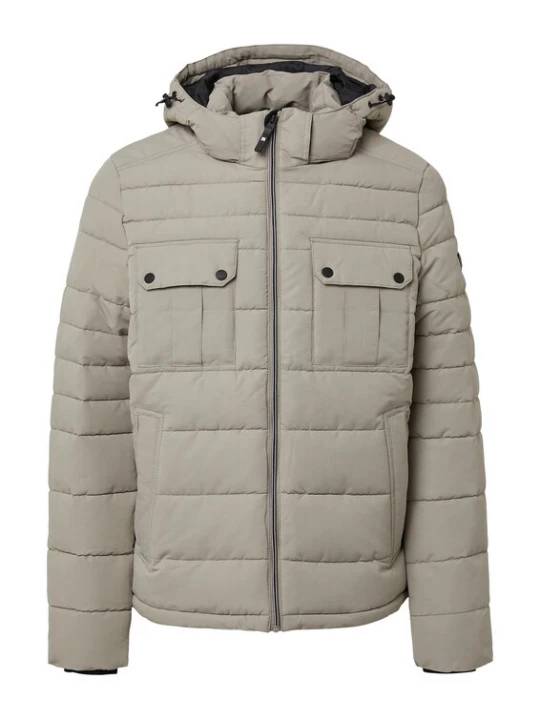 Foto van product s.Oliver Winterjas taupe / zwart