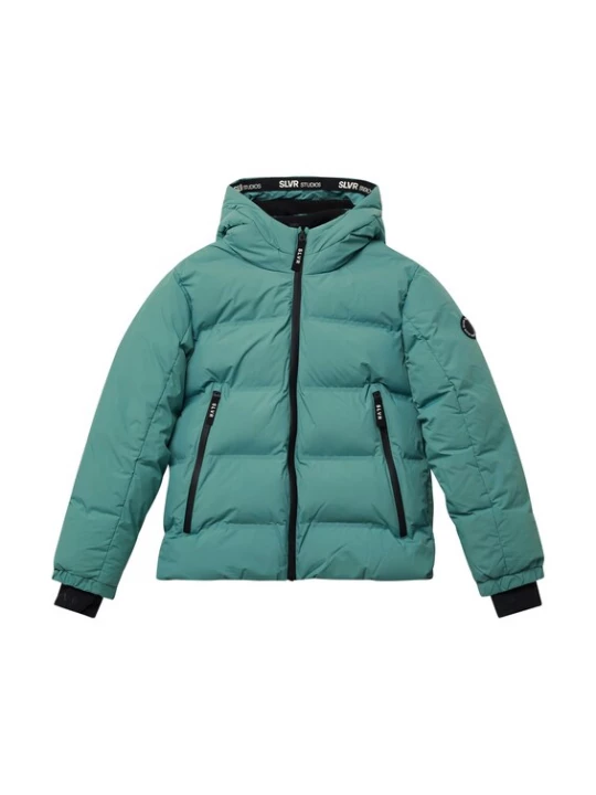 Foto van product s.Oliver Winterjas turquoise / zwart