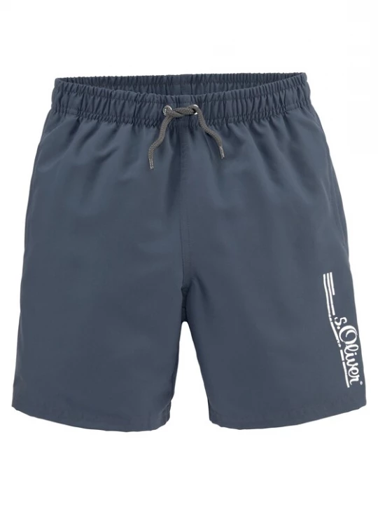 Foto van product s.Oliver Zwemshorts duifblauw / wit