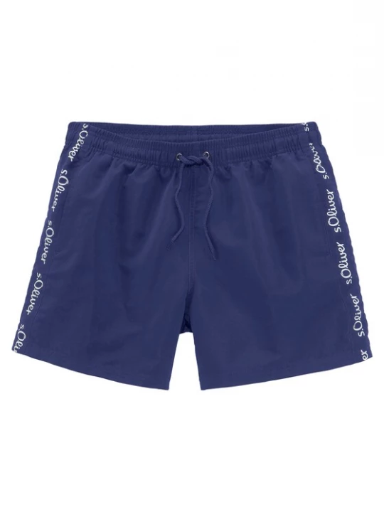 Foto van product s.Oliver Zwemshorts 'Noah' navy / wit