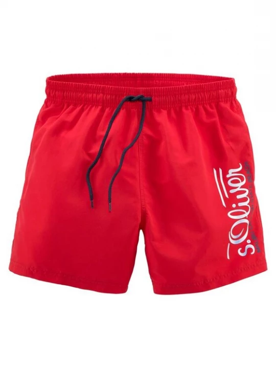 Foto van product s.Oliver Zwemshorts rood / wit