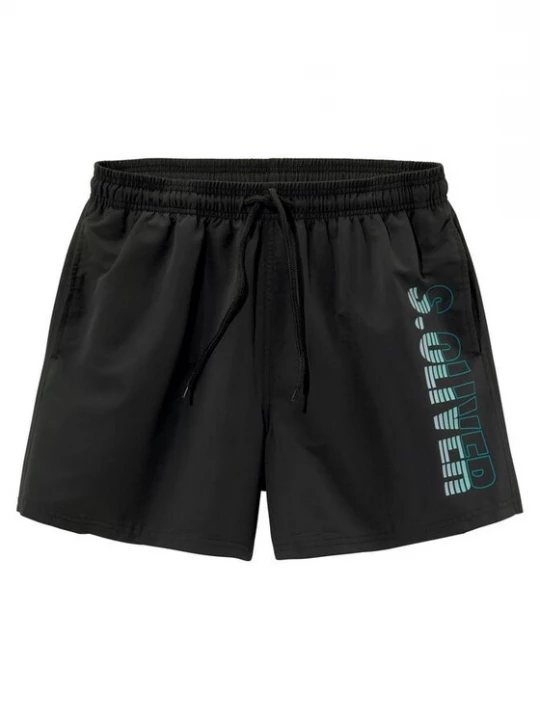 Foto van product s.Oliver Zwemshorts turquoise / zwart